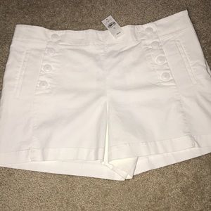 Loft white shorts